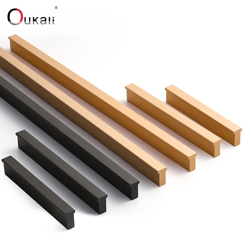 أوكالي 320MM مقابض بروفايل ألمنيوم - مقابض خزائن مطبخ عصرية